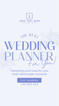 Your Wedding Planner Facebook Story Design