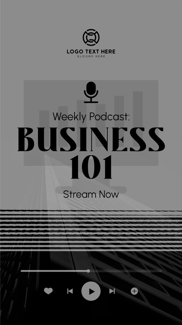 Business Talk Podcast Facebook Story Design Image Preview