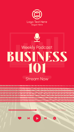 Business Talk Podcast Facebook story