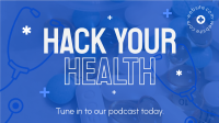 Modern Health Podcast Facebook Event Cover Design