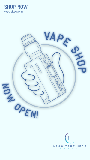 Vape Handle Instagram story Image Preview