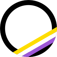 Nonbinary Pride Flag Instagram profile picture Image Preview