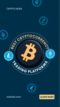 Cryptocurrency Trading Platforms Instagram story Image Preview