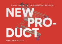 Minimalist New Product Coming Soon Postcard Image Preview