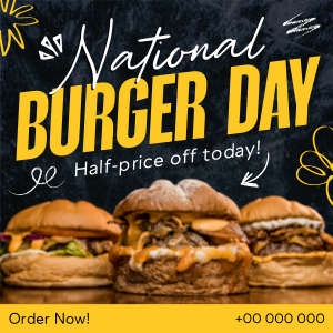 National Burger Day Instagram post Image Preview