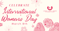 Celebrate Women's Day Facebook Ad Design