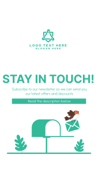 Stay in Touch Facebook Story Design