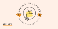 Spring Giveaway Twitter post Image Preview