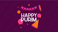 Purim Jewish Festival Facebook Event Cover Image Preview