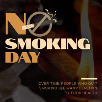 Sleek Non Smoking Day Linkedin Post Image Preview