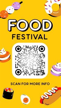 Our Foodie Fest! Whatsapp Story Design