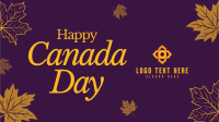 Canadian Leaves Facebook Event Cover Design