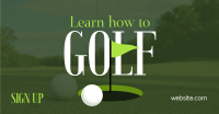 Minimalist Golf Coach Facebook ad Image Preview