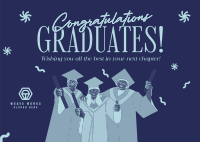 Quirky Fun Graduation Postcard Image Preview