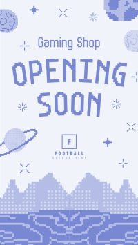 Pixel Space Shop Opening Facebook story Image Preview