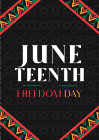 Juneteenth Freedom Revolution Flyer Image Preview