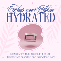 Skincare Hydration Benefits Instagram Post Design