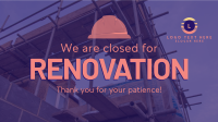 Closed for Renovation Facebook event cover Image Preview