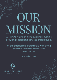 Botanical Brand Mission Flyer Image Preview