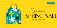 Spring Bag Twitter Post Design