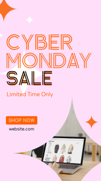 Quirky Cyber Monday Sale YouTube Short Design