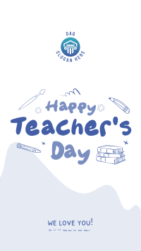 Teachers Day Greeting Instagram story Image Preview