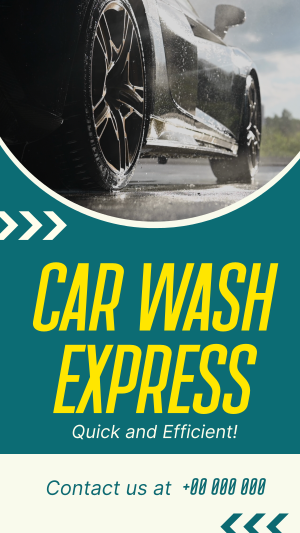 Car Wash Express Facebook story Image Preview