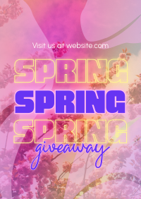 Exclusive Spring Giveaway Flyer Image Preview