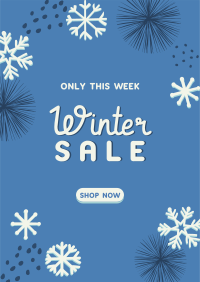 Decorative Winter Sale Poster Image Preview