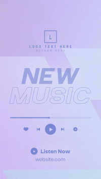 Bright New Music Announcement TikTok video Image Preview