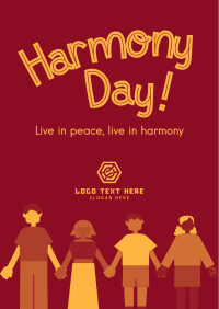 Peaceful Harmony Week Poster Design