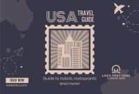 USA Travel Destination Pinterest Cover Design