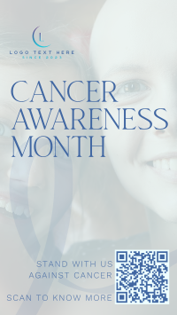 Cancer Awareness Month Instagram Story Design