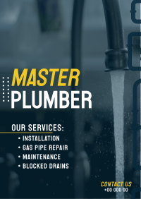 Master Plumber Flyer Image Preview