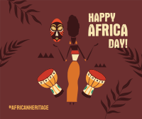 Africa Day Greeting Facebook post Image Preview