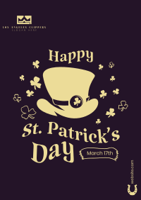 Lucky Irish Cap Poster Design