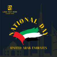 UAE City Instagram Post Design