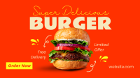 The Burger Delight Facebook Event Cover Design