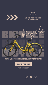 One Stop Bike Shop Facebook Story Design