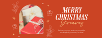 Holly Christmas Giveaway Facebook cover Image Preview