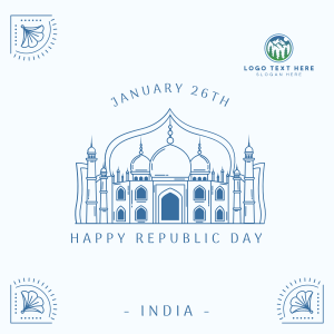 India Republic Day Instagram post Image Preview