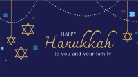 Beautiful Hanukkah Facebook Event Cover Image Preview