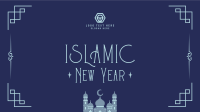 Bless Islamic New Year Facebook Event Cover Design
