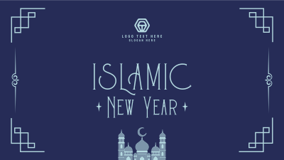 Bless Islamic New Year Facebook event cover Image Preview