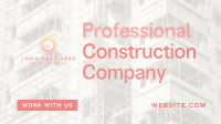 Professional Construction Company Animation Preview