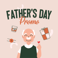 Fathers Day Promo Instagram Post Design