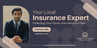 Insurance Expert Protect Policy Twitter Post Design