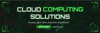 Techy Cloud Computing Twitter Header Image Preview