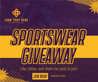 Sportswear Giveaway Facebook Post Preview