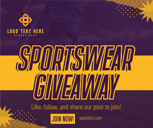 Sportswear Giveaway Facebook post Image Preview